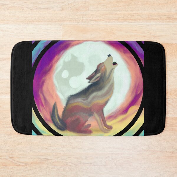 Item preview, WOLF HOWLING AT THE FULL MOON designed and sold by DanaMire.