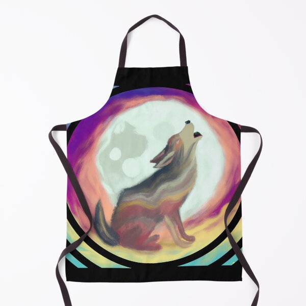 Item preview, WOLF HOWLING AT THE FULL MOON designed and sold by DanaMire.