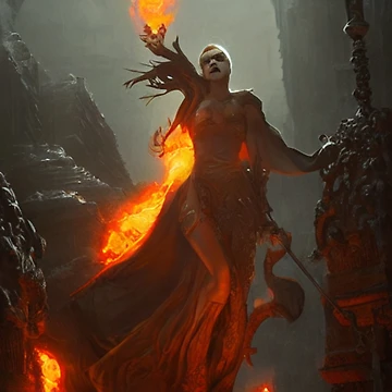 Artwork thumbnail, Fire Queen by Sub-Ruminations