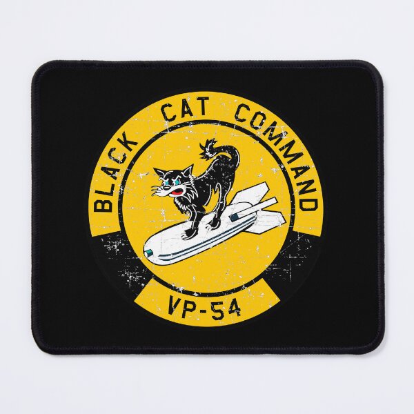 Item preview, USN VP-54 Patrol Bombing Squadron Black Cat Command - Grunge Style designed and sold by pzd501.