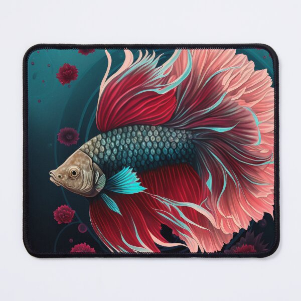 Item preview, Floral Betta fish designed and sold by BloodRubyz.