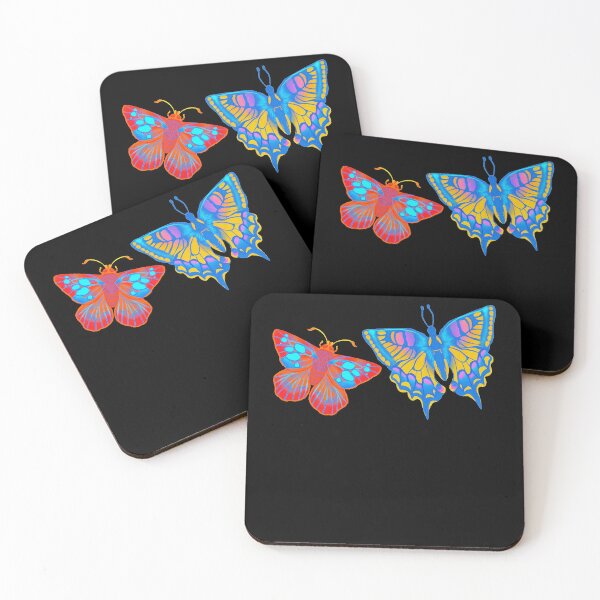Item preview, Red and Blue Butterflies designed and sold by RiadMannan.
