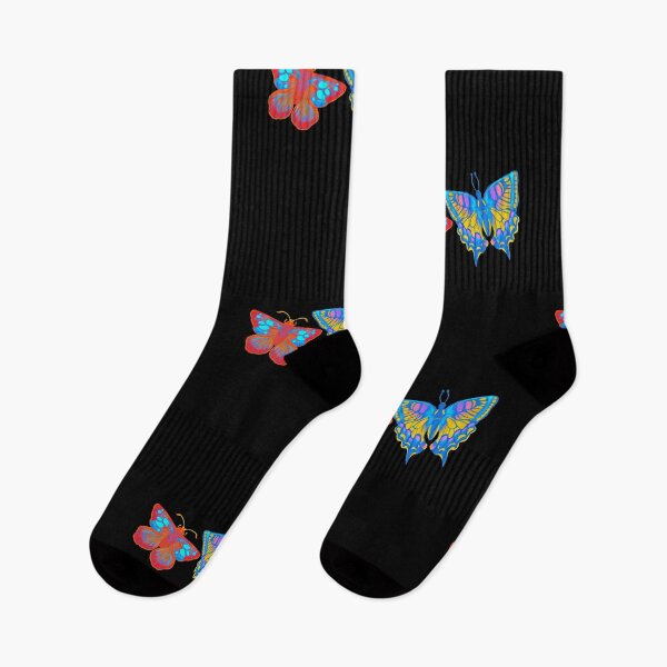 Item preview, Red and Blue Butterflies designed and sold by RiadMannan.