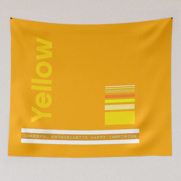 Item preview, Colores del color del arco iris. Amarillo. Alegre, entusiasta, feliz inspiradora. -Caroline Laursen Original designed and sold by Caroline Laursen.