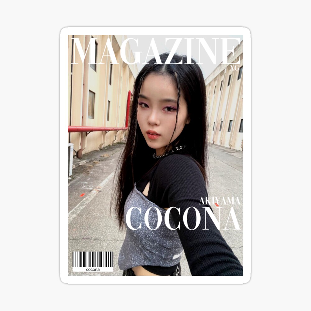 新品　XG　ココナ　COCONA　 MAGAZINE BOX　グッズ XG Cocona (Magazine cover)