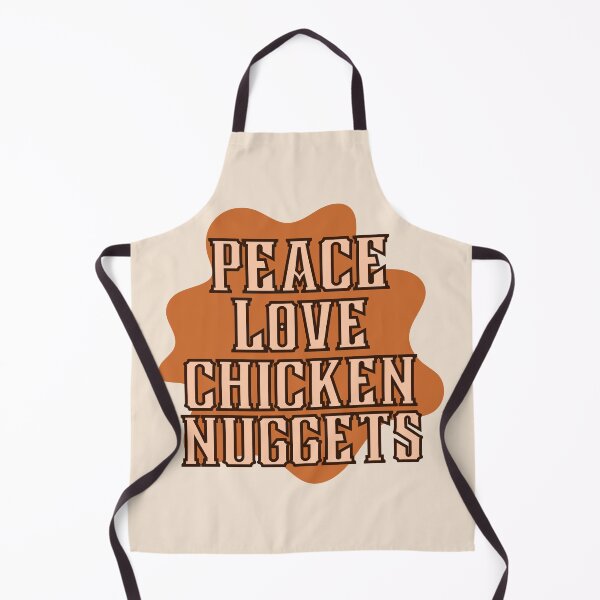 Item preview, Peace Love Chicken Nuggets in Vintage Orange designed and sold by Pink Ribbon.