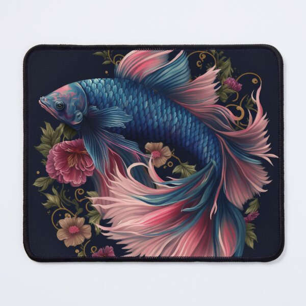 Item preview, Floral Betta fish designed and sold by BloodRubyz.