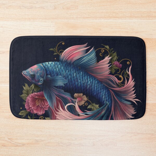 Item preview, Floral Betta fish designed and sold by BloodRubyz.