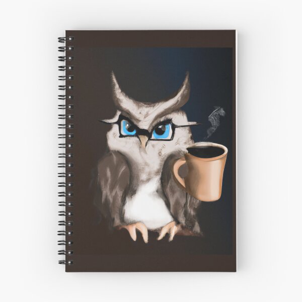 Item preview, Nite Owl Drinking Coffee designed and sold by NiftyTees.