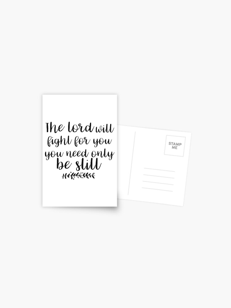Be Still {Postcard} Be Still {Postcard}
