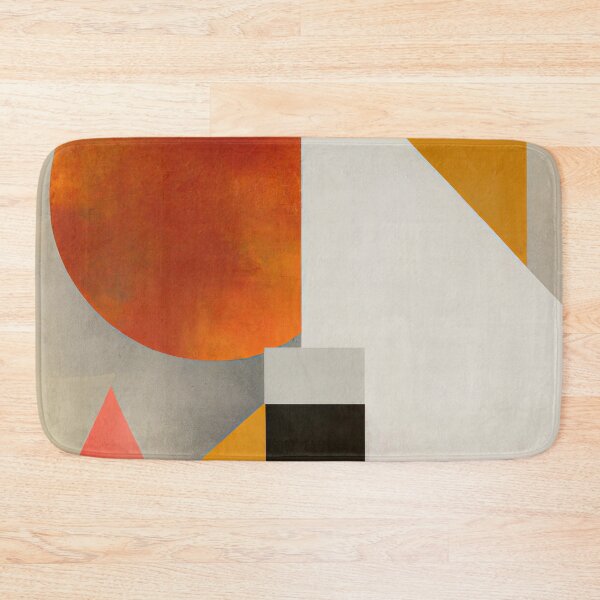 Item preview, Geometric Season Autumn 2 Square - Abstract Expressionism - Warm Tones designed and sold by Inomaly Art.