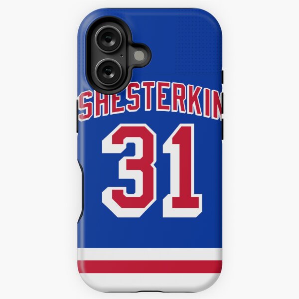 Item preview, New York Rangers Igor Shesterkin Home Jersey Back Phone Case designed and sold by IAmAlexaJericho.