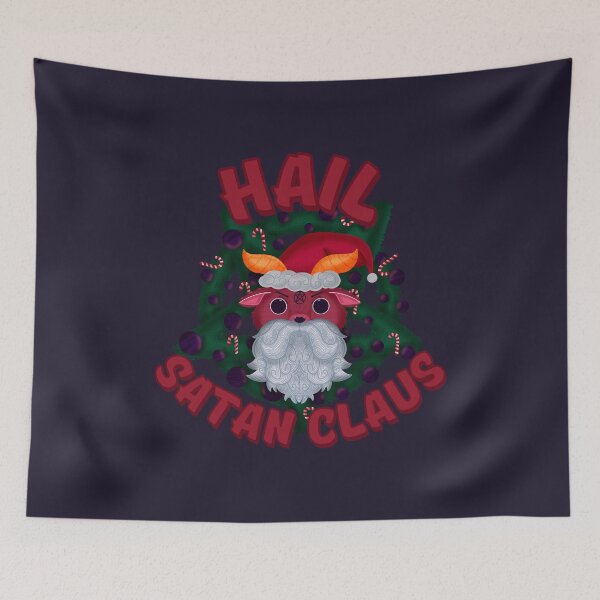 Item preview, Hail Satan Claus designed and sold by Give Me that Pencil.