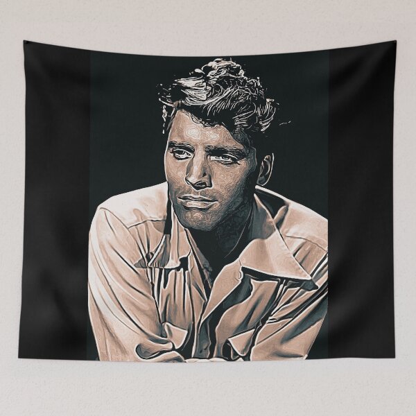 Item preview, Burt Lancaster Art - vintage paint - D75 designed and sold by DecoVintage.