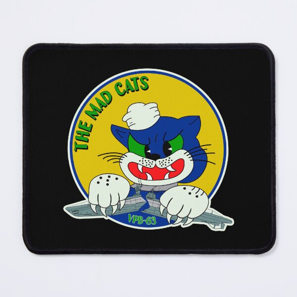 Item preview, USN VP-63 Patrol Bombing Squadron The Mad Cats V2 - Clean Style designed and sold by pzd501.