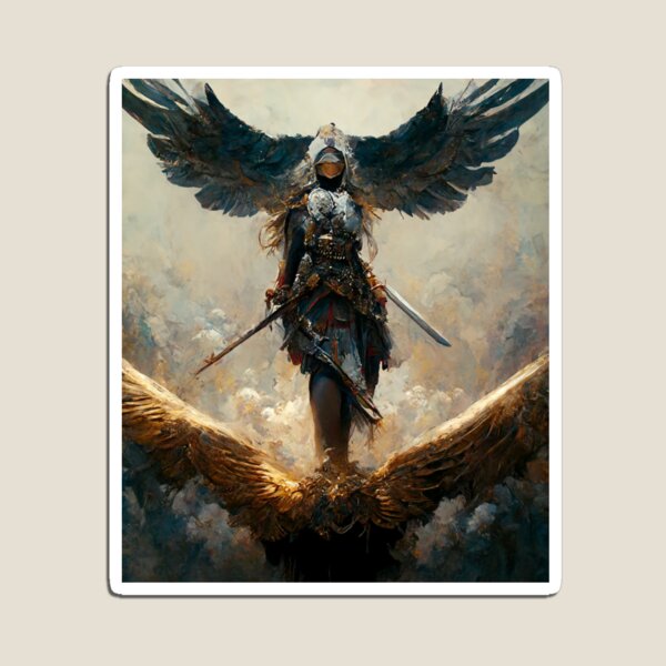 Valkyrie wing Fallen angel warrior woman' Mouse Pad