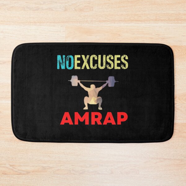 Item preview, No Excuses AMRAP Ambitions designed and sold by Desiznn.