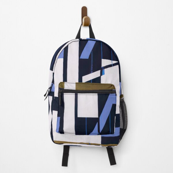 Artikelvorschau, Geometric Season Winter 5 - Abstract Expressionism - Black, White and Blue entworfen und verkauft von Inomaly Art.