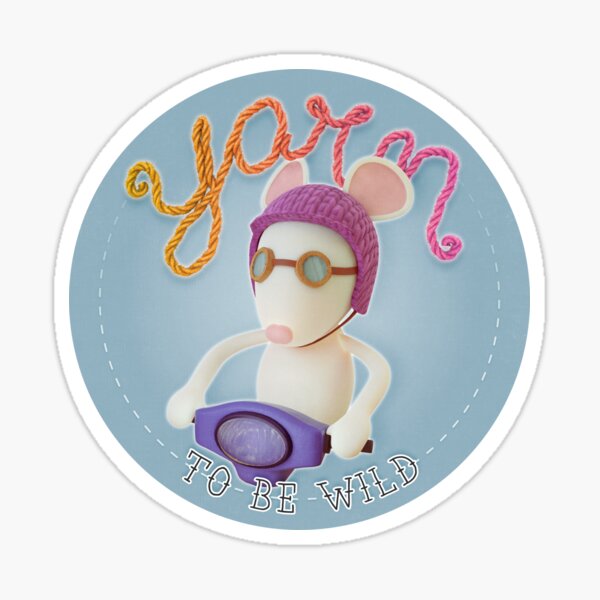 Yarn To Be Wild Sticker