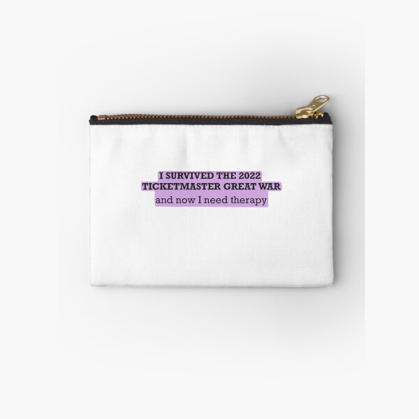 Item preview, I Survived the 2022 Ticketmaster Great War (text only) designed and sold by Lauren Kenney.