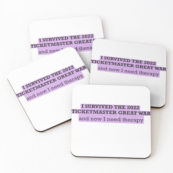Item preview, I Survived the 2022 Ticketmaster Great War (text only) designed and sold by Lauren Kenney.
