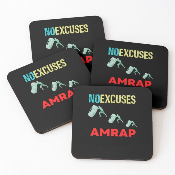 Item preview, No Excuses AMRAP Muscle designed and sold by Desiznn.