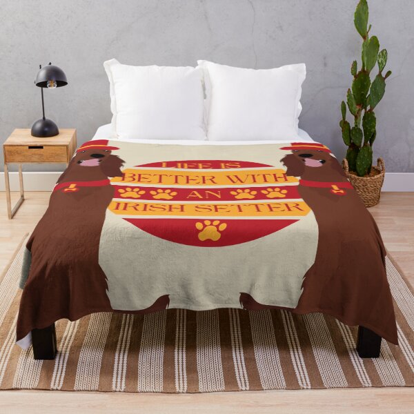 Item preview, Cute "Life is Better with an Irish Setter" designed and sold by Write-to-Rebel.