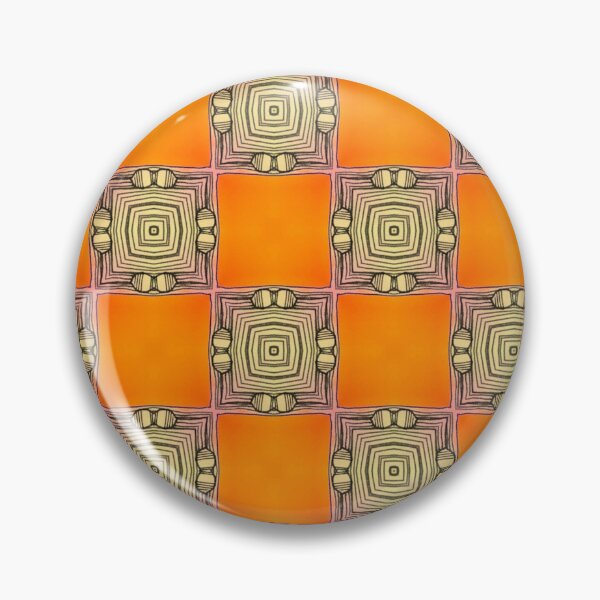 Item preview, Pineapple Orange Squares  designed and sold by debutpagesart.