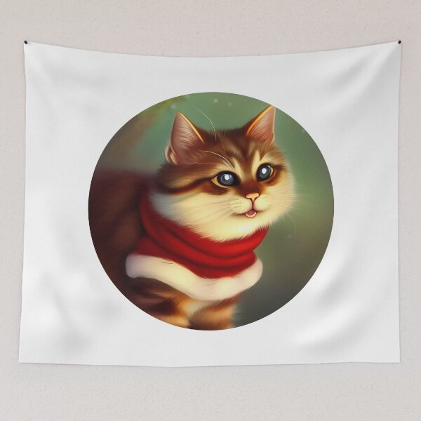 Item preview, Meowy Catmas designed and sold by ArtificialCraft.