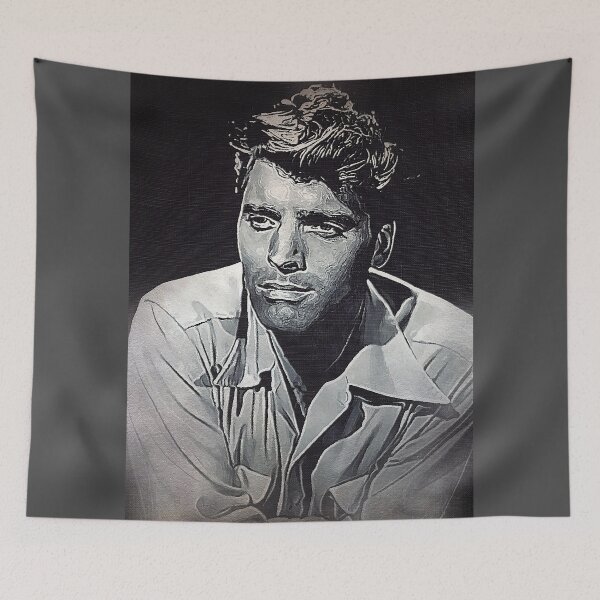Item preview, Burt Lancaster Art - oil paint - D76 designed and sold by DecoVintage.