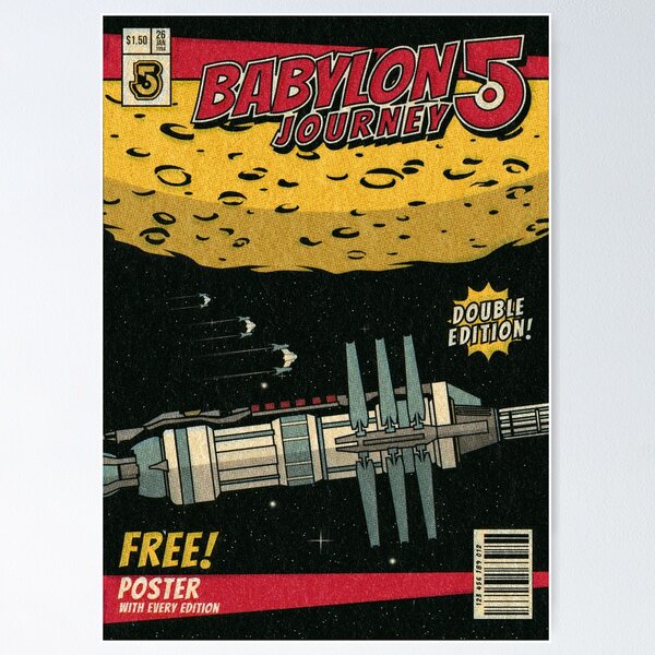 Item preview, Babylon 5 Comic Cover designed and sold by Arturo Vivo.