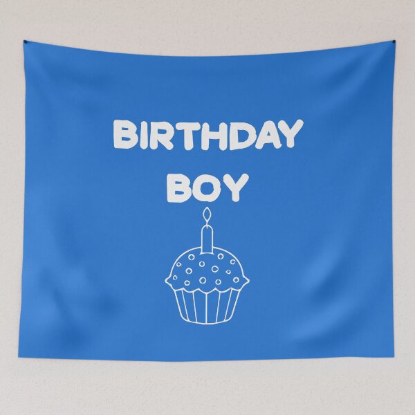 Item preview, birthday boy with cup cake designed and sold by Newluck01.