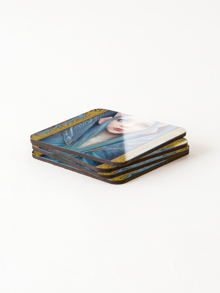 Thumbnail 4 of 5, Coasters (Set of 4), High Priestess designed and sold by Sub-Ruminations.