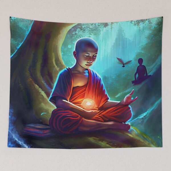Item preview, Shaman landscape designed and sold by CEVmemories.