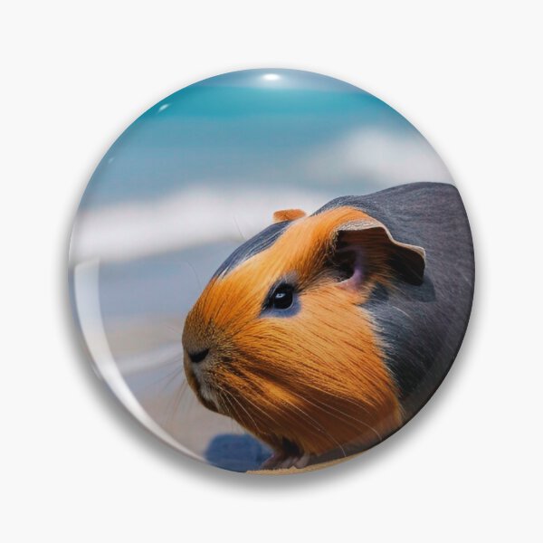 Item preview, Cute Guinea pig in beach  designed and sold by Edvole.