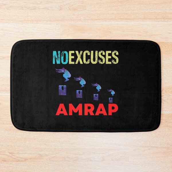 Item preview, No Excuses AMRAP Courage designed and sold by Desiznn.