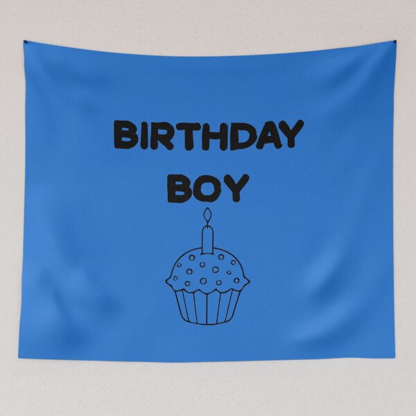 Item preview, birthday boy with cup cake designed and sold by Newluck01.
