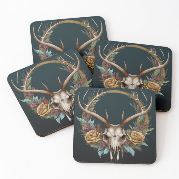 Item preview, Stag wreath designed and sold by BloodRubyz.