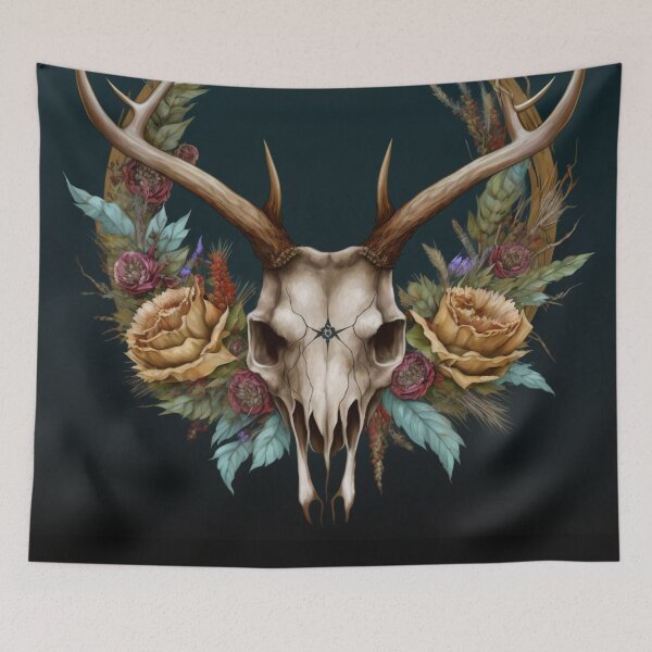 Item preview, Stag wreath designed and sold by BloodRubyz.