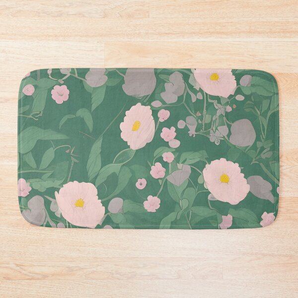 Item preview, Green Flowers Pattern designed and sold by maddie-illus.