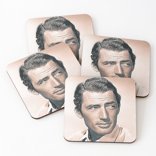 Item preview, Gregory Peck Art - vintage painting - D77 designed and sold by DecoVintage.