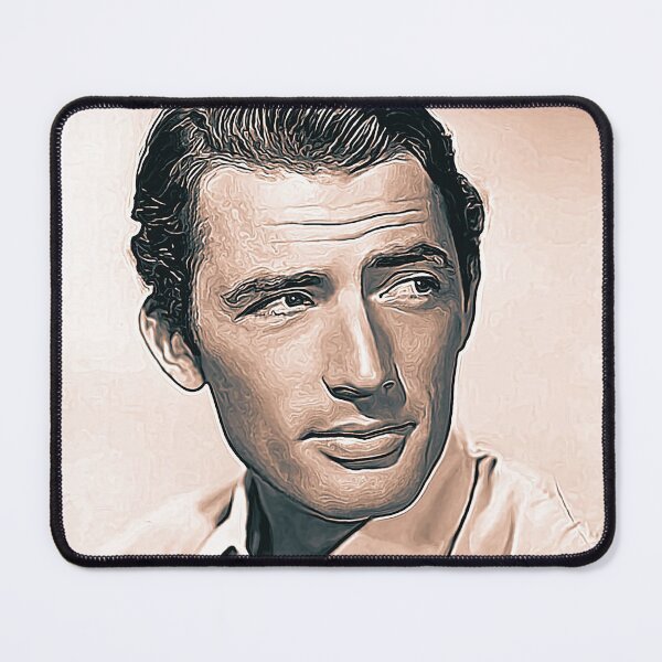 Item preview, Gregory Peck Art - vintage painting - D77 designed and sold by DecoVintage.