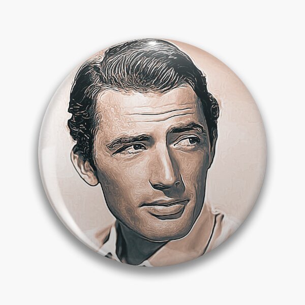Item preview, Gregory Peck Art - vintage painting - D77 designed and sold by DecoVintage.