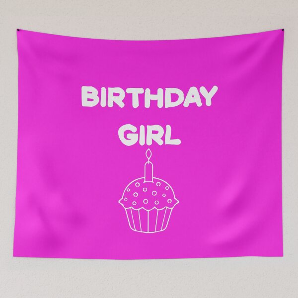 Item preview, birthday Girl with cup cake designed and sold by Newluck01.