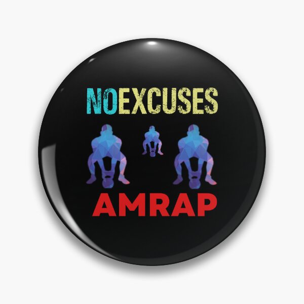 Item preview, No Excuses AMRAP Train designed and sold by Desiznn.