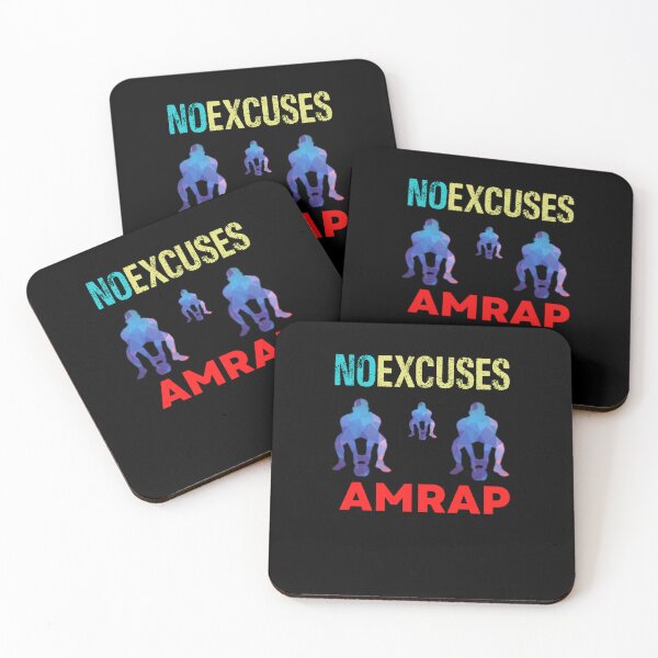 Item preview, No Excuses AMRAP Train designed and sold by Desiznn.