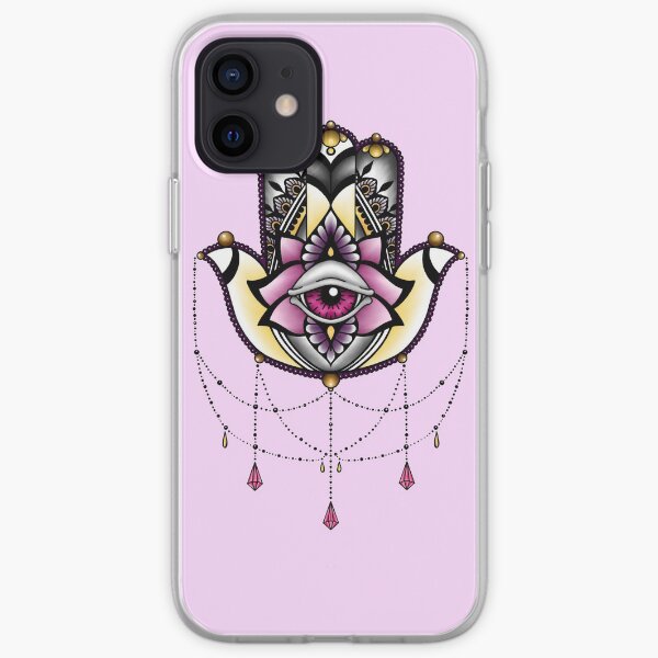 Pink Hamsa iPhone Soft Case