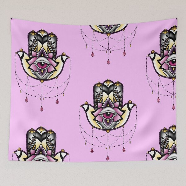 Item preview, Pink Hamsa designed and sold by DarkHorseBailey.