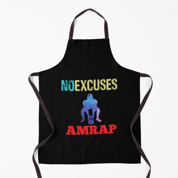 Item preview, No Excuses AMRAP Train Hard designed and sold by Desiznn.