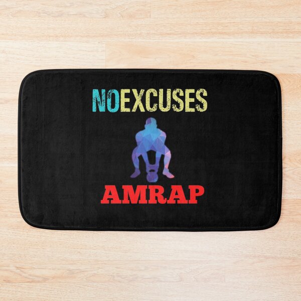 Item preview, No Excuses AMRAP Train Hard designed and sold by Desiznn.